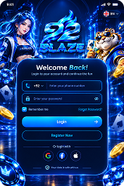 Login screen